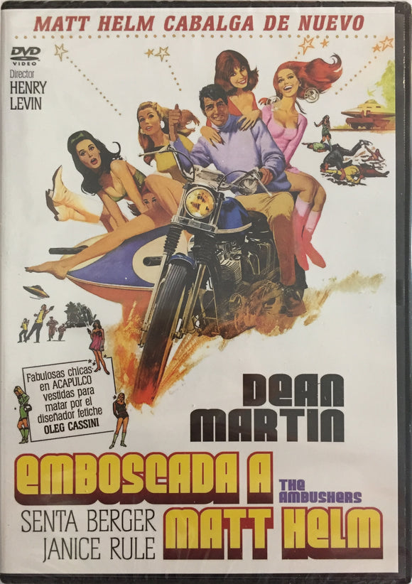 Matt Helm Vaarojen Verkossa *ENG.ÄÄNI* (1967, Dean Martin, Senta Berger)