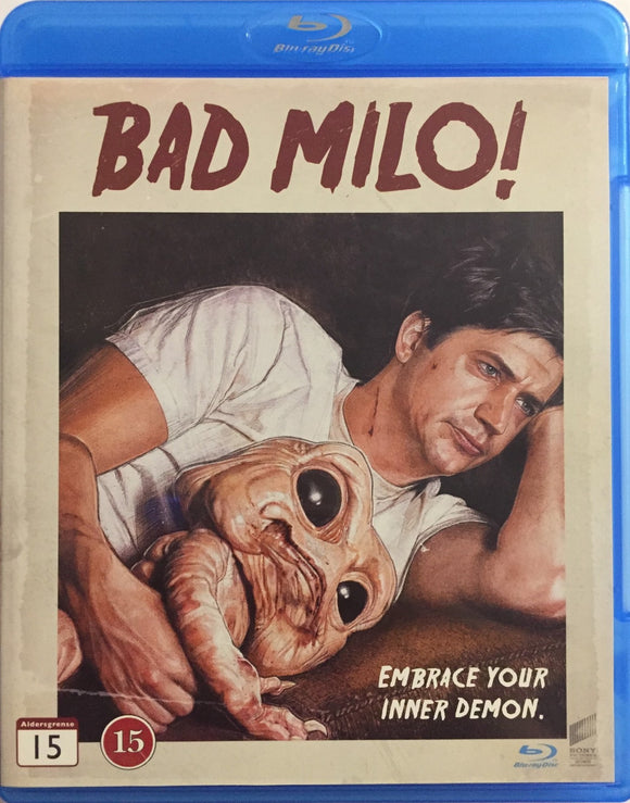 Bad Milo! Blu-ray *SUOMITXT* (2013, Kauhukomedia, Body Horror)