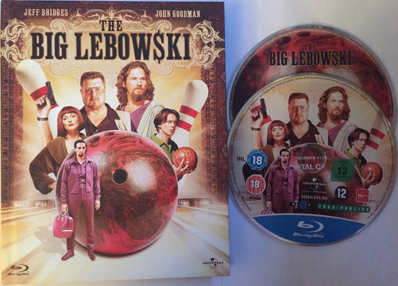 The Big Lebowski Blu-ray *SUOMITXT* (1998, Digibook, Coen Brothers)