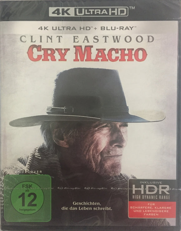 Cry Macho 4K UHD *SUOMITXT* (2021, Clint Eastwood)