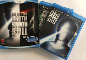 Uhkavaatimus Maalle & Päivä Jona Maailma Pysähtyi Blu-ray *SUOMITXT* (1951/2008, 2-disc)