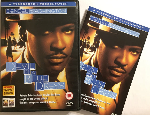 Sinipukuinen Paholainen DVD *SUOMITXT* (1995, Denzel Washington) Cinefiili Sinipukuinen Paholainen DVD *SUOMITXT* (1995, Denzel Washington) Cinefiili