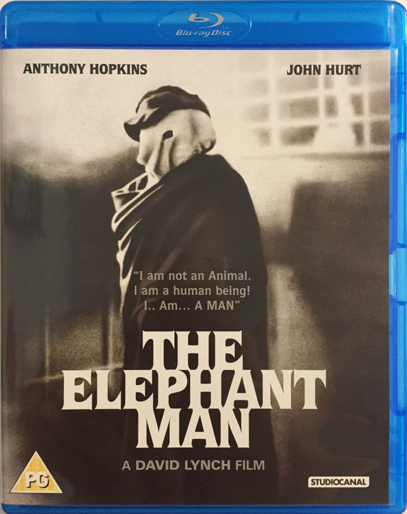 Elefanttimies Blu-ray *ENG.TXT* (1980, David Lynch, Anthony Hopkins)