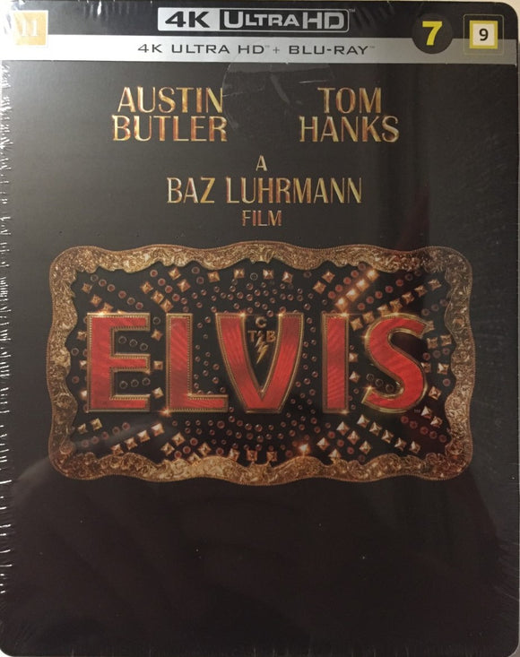 Elvis 4K UHD *SUOMITXT* (2022, Steelbook, Tom Hanks)