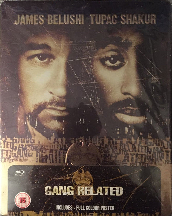 Gang Related Blu-ray *ENG.ÄÄNI* (1997, Steelbook, Jim Belushi, Tupac Shakur)