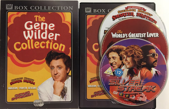 Gene Wilder Kokoelmaboksi *SUOMITXT* (1975-77, 3 DVD)