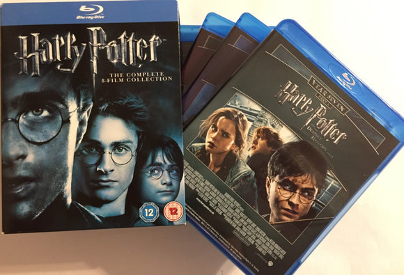 Harry Potter - Koko Elokuvasarja Blu-ray *SUOMITXT* (2001-2011, 11-discs)