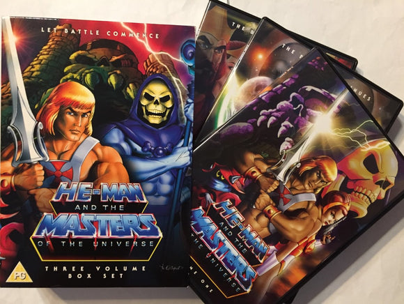 He-Man and the Masters of the Universe -kokoelma *ENG.ÄÄNI* (1983, 3 DVD)