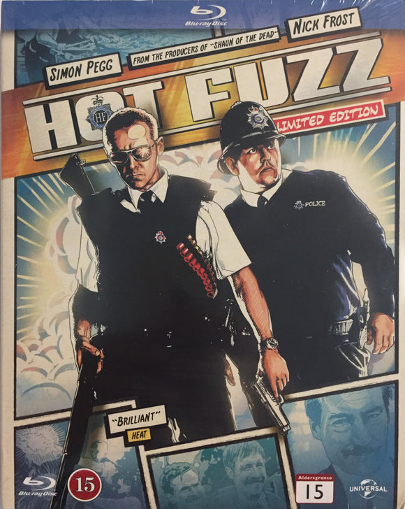 Hot Fuzz Blu-ray *SUOMITXT* (2007, Limited Edition, Simon Pegg)