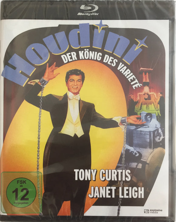 Houdini, Kahleitten Kuningas Blu-ray *ENG.TXT* (1953, Tony Curtis, Janet Leigh)