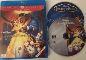 Kaunotar ja Hirviö 3D+2D Blu-ray *SUOMIÄÄNI/TXT* (1991, 3 Eri Versiota)