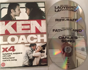 Ken Loach -elokuvaboksi *SUOMITXT* (1986-1996, 4 DVD, mm. Riff-raff)
