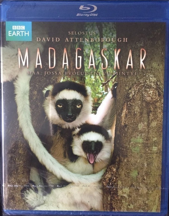 Madagaskar -minisarja Blu-ray *SUOMITXT* (2011, BBC-luontodokumentti)