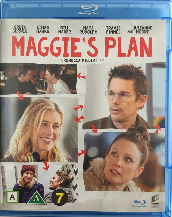 Maggie's Plan Blu-ray *SUOMITXT* (2015, Julianne Moore, Ethan Hawke)