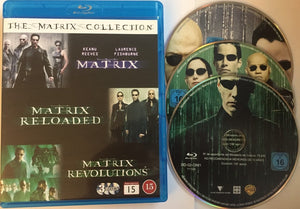 The Matrix Collection Blu-ray *SUOMITXT* (1999-2003, 3-discs)