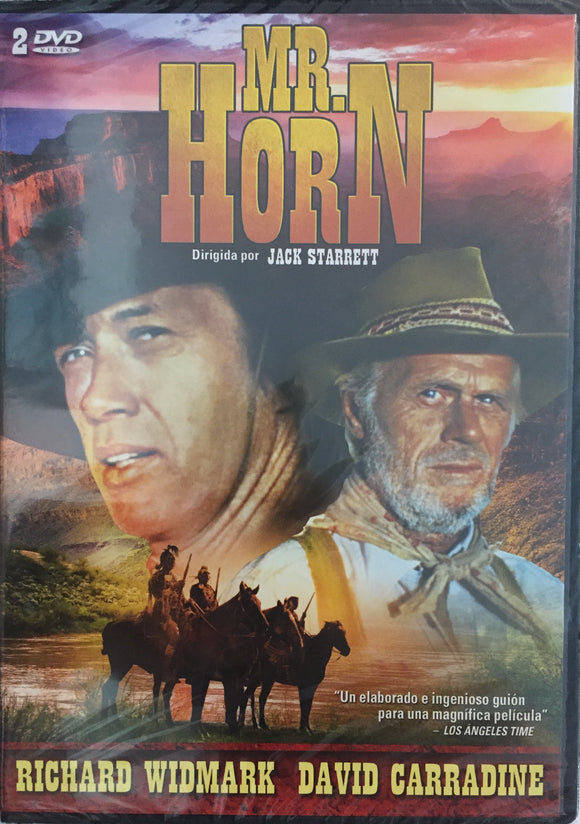 Mr. Horn -minisarja *ENG.ÄÄNI* (1979, 2 DVD, Richard Widmark, David Carradine)