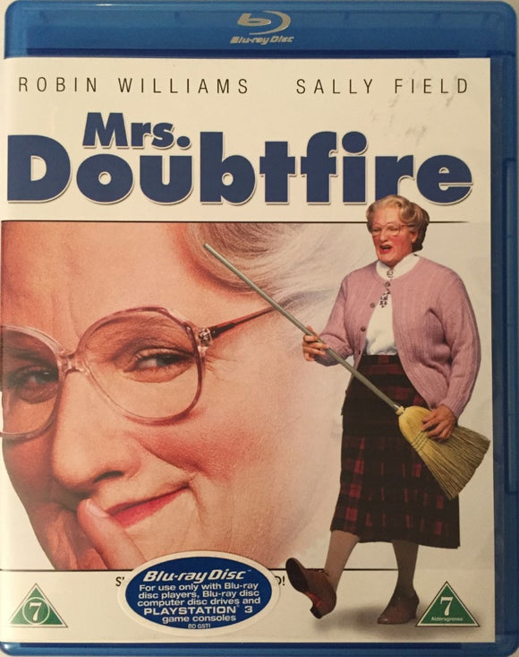 Mrs. Doubtfire - Isä Sisäkkönä Blu-ray *SUOMITXT* (1993, Robin Williams)