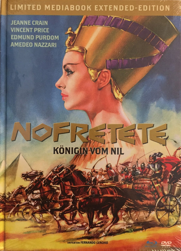 Nefertite - Niilin Kuningatar Blu-ray *ENG.ÄÄNI* (1961, Mediabook, Vincent Price)