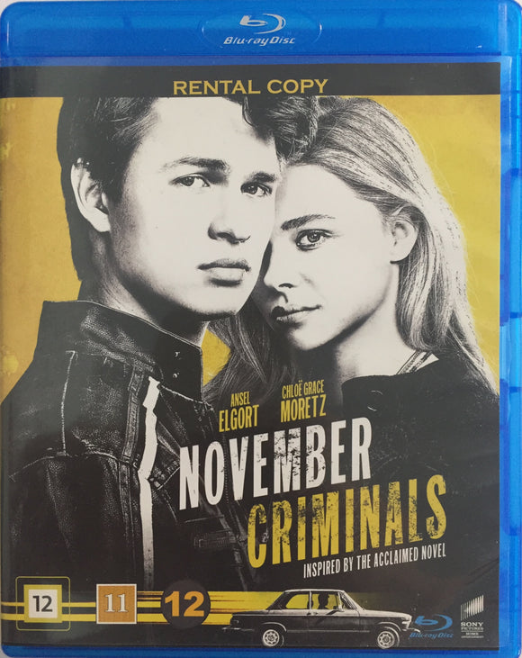 November Criminals Blu-ray *SUOMITXT* (2017, Chloë Grace Moretz)