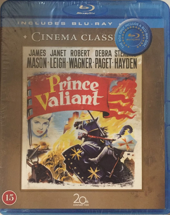 Prinssi Valiant Blu-ray *ENG.ÄÄNI* (1954, Eeppinen Klassikko)