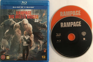 Rampage: Iso Kohtaa Isomman 3D+2D Blu-ray *SUOMITXT* (2018)