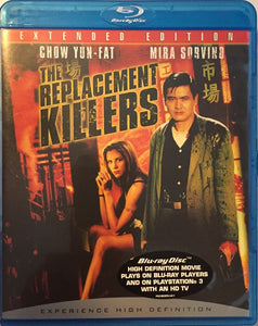The Replacement Killers Blu-ray *SUOMITXT* (1998, Chow Yun-Fat, Pidennetty Versio)