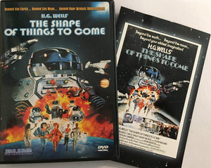 The Shape of Things to Come *ENG.ÄÄNI* (1979, H.G. Wells, Jack Palance, Blue Underground)