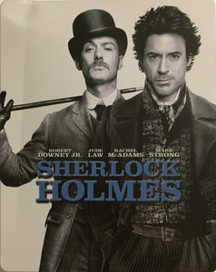 Sherlock Holmes Blu-ray *SUOMITXT* (2009, Steelbook, Robert Downey Jr.)