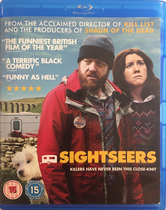 Sightseers Blu-ray *ENG.TXT* (2012, Ben Wheatley, Mustaa komediaa)