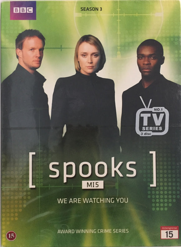 Spooks - Erikoisjoukkue Kausi 3 *SUOMITXT* (2004, 3 DVD)