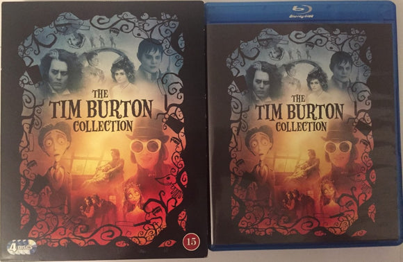 Tim Burton Collection Blu-ray *SUOMITXT* (2005-12, Johnny Depp, 4-disc)