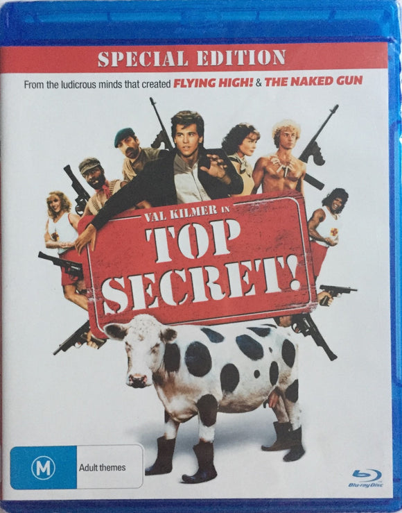 Top Secret!: Huippusalaista Blu-ray *ENG.TXT* (1984, Val Kilmer, Special Edition)