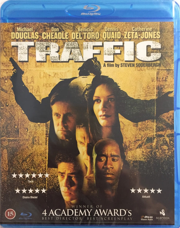 Traffic Blu-ray *SUOMITXT* (2000, Michael Douglas, Benicio Del Toro)