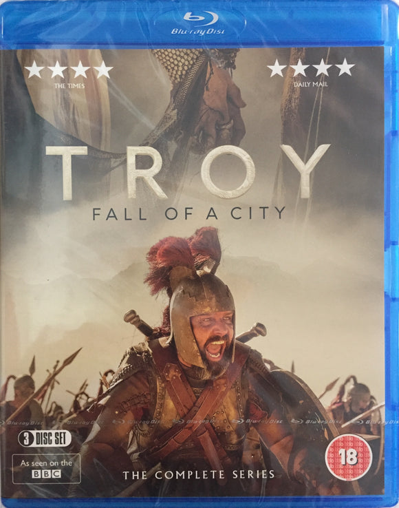 Troy: Fall of a City -minisarja Blu-ray *ENG.TXT* (2018, 3-disc)