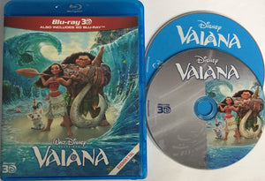 Vaiana 3D+2D Blu-ray *SUOMIÄÄNI/TXT* (2016, 2-Disc, Disney)