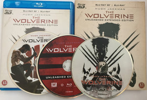 Wolverine 3D+2D Blu-ray *SUOMITXT* (2013, Extended Edition, 3-disc)