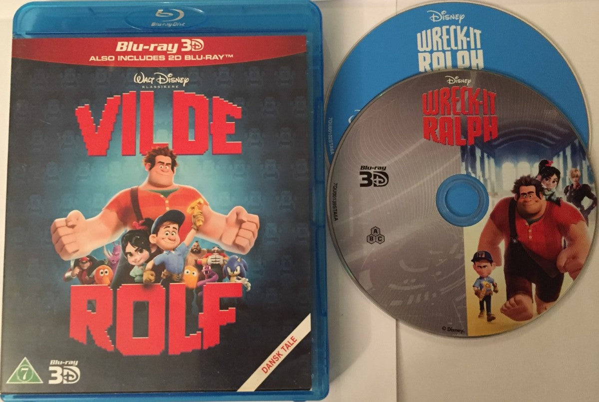 Räyhä-Ralf 3D+2D Blu-ray *SUOMIÄÄNI/TXT* (2012, 2-disc, Disney) – Cinefiili