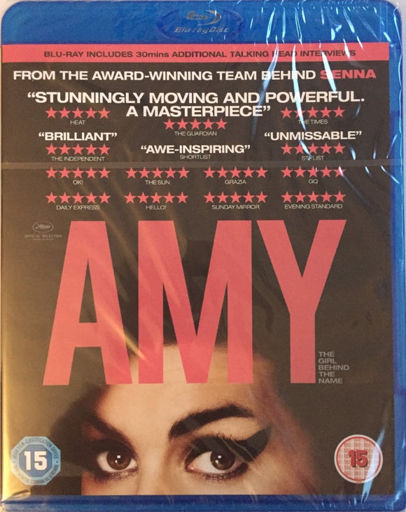 Amy Blu-ray *ENG.ÄÄNI* (2015, Amy Winehouse -dokumentti)