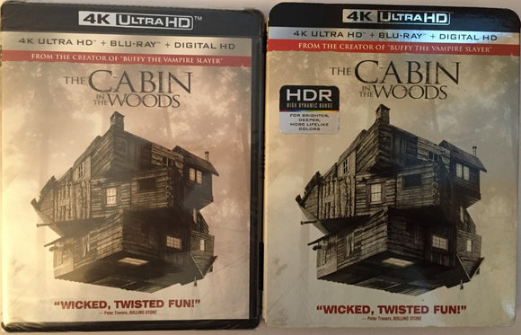 The Cabin in the Woods 4K UHD *ENG.TXT* (2012, 2-disc, Chris Hemsworth)