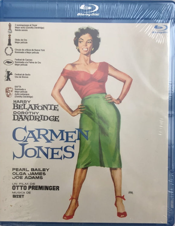 Carmen Jones Blu-ray *ENG.TXT* (1954, Otto Preminger, Klassikko)