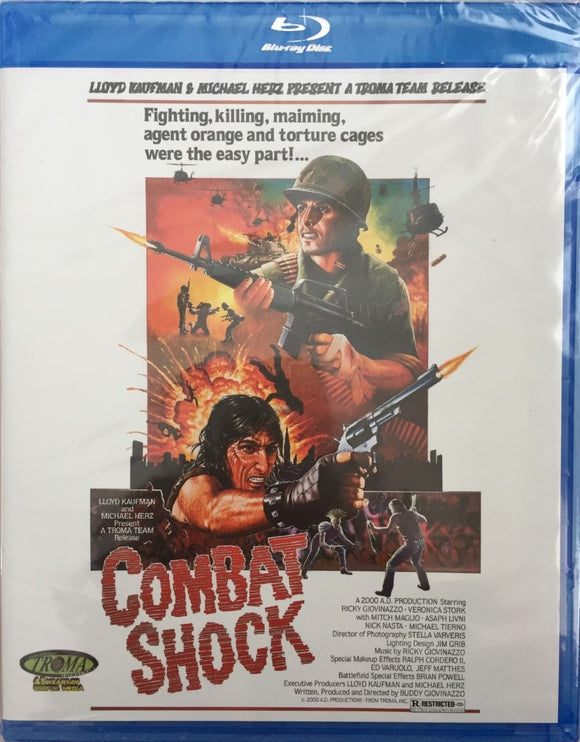 Combat Shock Blu-ray *ENG.ÄÄNI* (1984, Director's cut, Eksploitaatio)