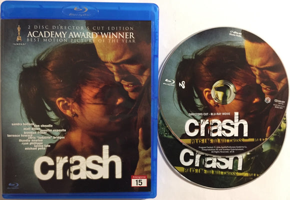 Crash Blu-ray *SUOMITXT* (2004, Sandra Bullock, Director's Cut)