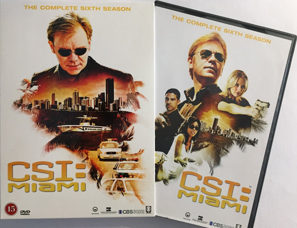 CSI: Miami - Kausi 6 *SUOMITXT* (2008, 6 DVD)