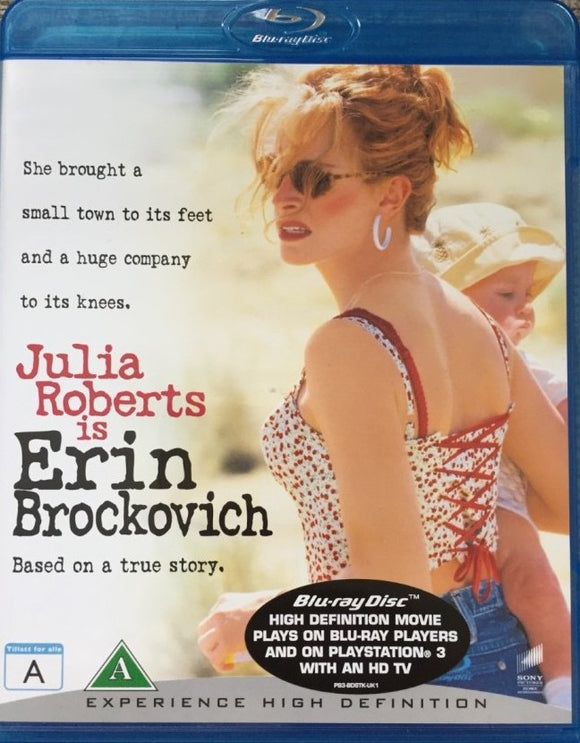 Erin Brockovich Blu-ray *SUOMITXT* (2000, Julia Roberts)