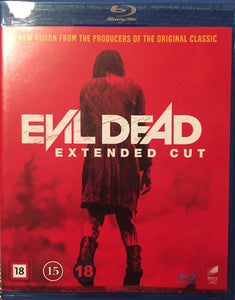 Evil Dead Blu-ray *SUOMITXT* (2013, Extended Cut, K-18)