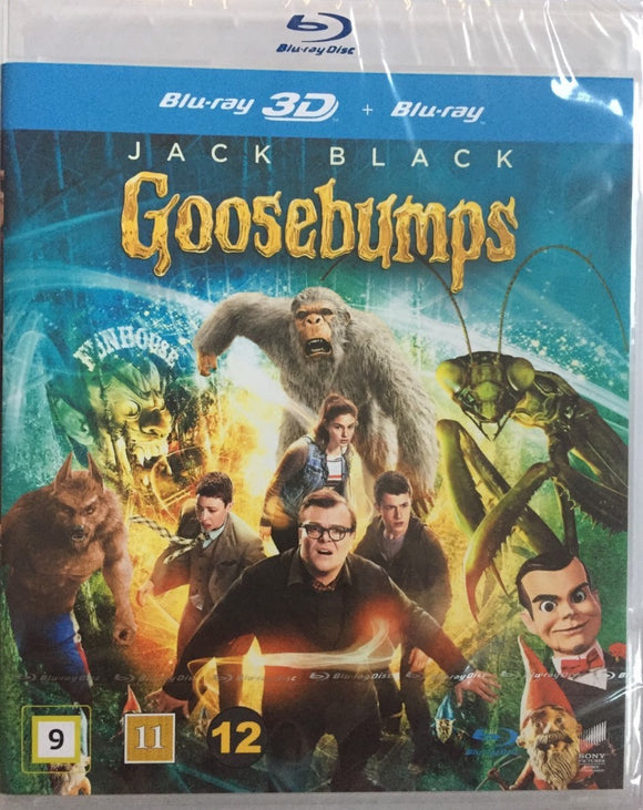 Goosebumps 3D+2D Blu-ray *SUOMITXT* (2015, Jack Black)