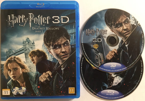 Harry Potter ja Kuoleman Varjelukset, Osa 1 3D+2D Blu-ray *SUOMITXT* (2010)