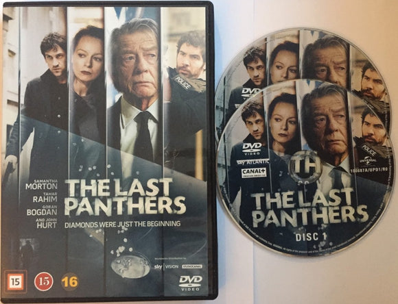 The Last Panthers -minisarja *SUOMITXT* (2015, John Hurt, 2 DVD)