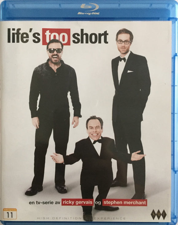 Life's Too Short -sarja Blu-ray *ENG.ÄÄNI* (2011, Ricky Gervais)