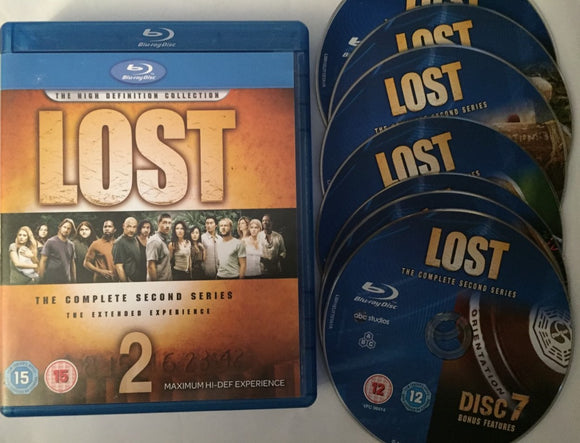 Lost - Kausi 2 Blu-ray *SUOMITXT* (2006, 7-disc)